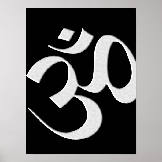 Poster Om argenté (Devant)