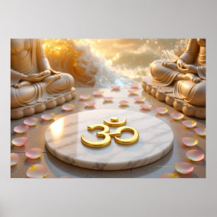 POSTER OM - AUM - ZEN BOUDDHISME
