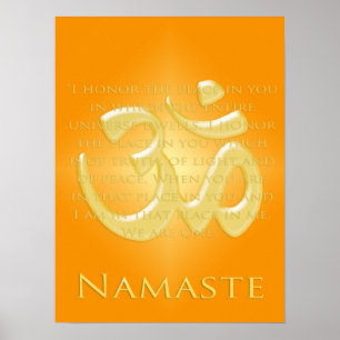 Poster Om en Oranges & Or - Namaste