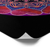 Poster Om Heart Mandala (Coin)