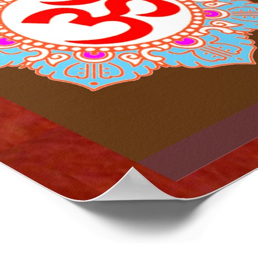 Poster Om Mantra Art : par Navin Joshi, cadeaux LOWPRICE (Coin)