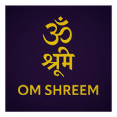 Poster Om Shreem (Devant)