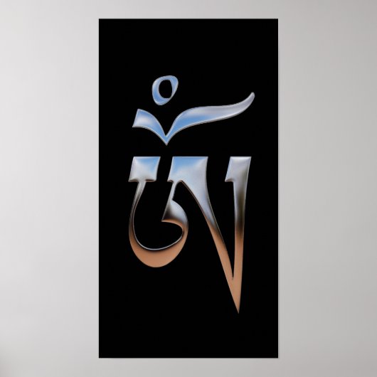 Poster Om tibétain (Devant)