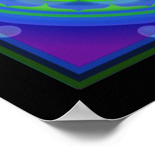 Poster OM Yantra Mandala (Coin)