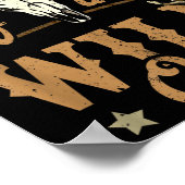 Poster Oma Of The Wild One Cowboy Western Rodeo Party Mat (Coin)