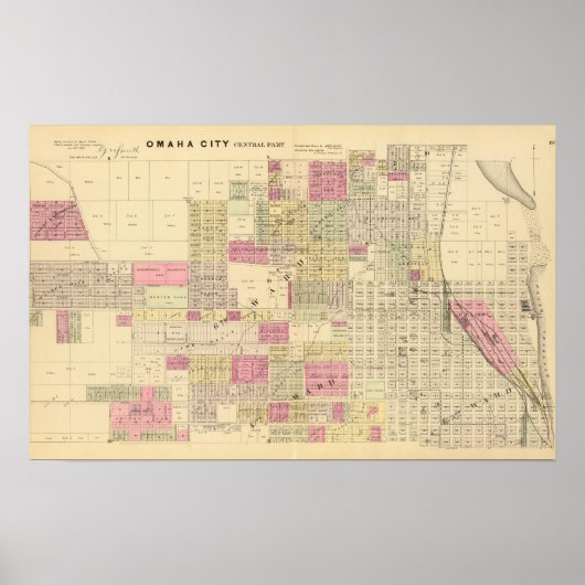 Poster Omaha Centre, Nebraska (Devant)