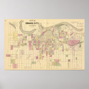 Poster Omaha City, Nebraska