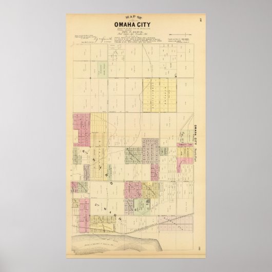 Poster Omaha Nord, Nebraska (Devant)