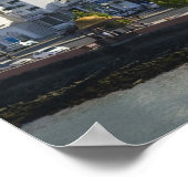 Poster Oman, Mascate, Mutrah. Bâtiments le long de Mutrah (Coin)