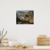 Poster Oman, Mascate, Ruwi/Al Hamriyah. Vue de Ruwi / (Cuisine)