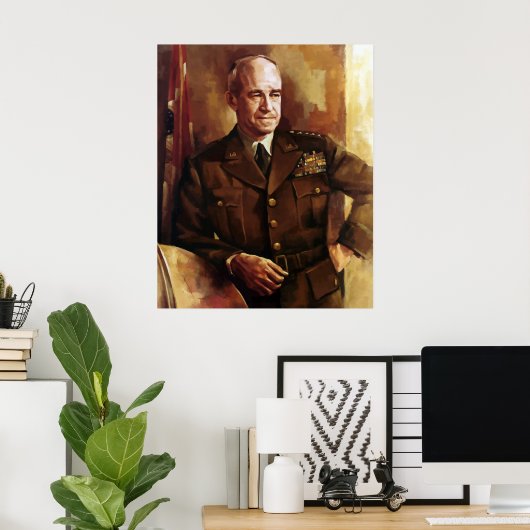 Poster Omar Bradley (Bureau à domicile)