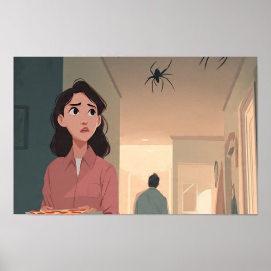 Poster Ombre au-dessus (Devant)