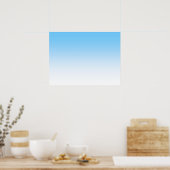Poster Ombre bleu ciel (Cuisine)