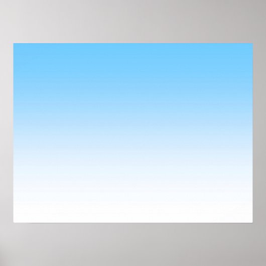 Poster Ombre bleu ciel (Devant)