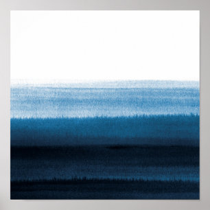Poster Ombre bleu marine