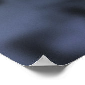 Poster Ombre bleu NYC Sidewalk Heure de pointe (Coin)