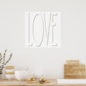 Poster Ombre D'AMOUR (Cuisine)