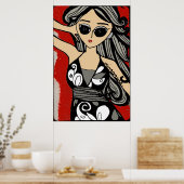 Poster Ombre de glamour (Cuisine)