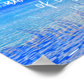 Poster Ombre de tes ailes Écriture (Coin)