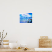 Poster Ombre de tes ailes Écriture (Cuisine)