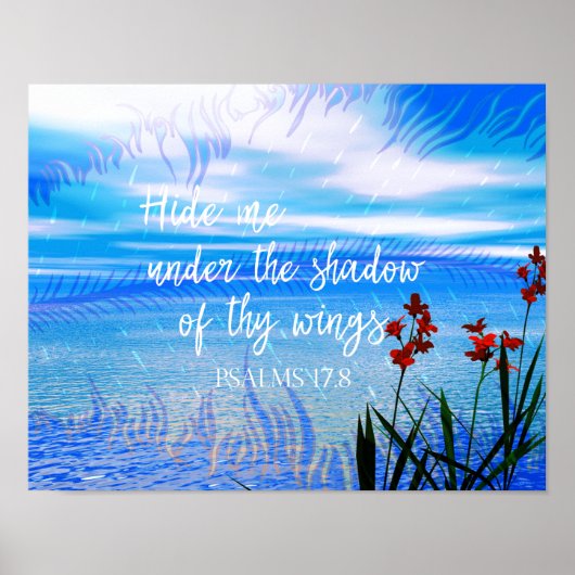 Poster Ombre de tes ailes Écriture (Devant)