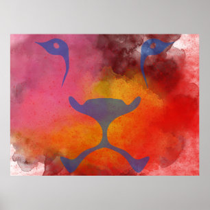 Poster Ombre de tigre de fer