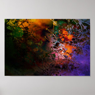 Poster ombre des fleurs