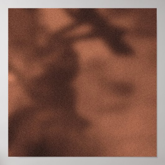 Poster Ombre Orange NYC Sidewalk Heure de pointe Foule (Devant)