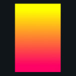 Poster Ombre rose orange jaune<br><div class="desc">Un design ombragé du jaune au rose vif avec une riche orange entre les deux.</div>