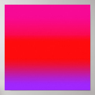Poster Ombre rouge violet magenta Festive