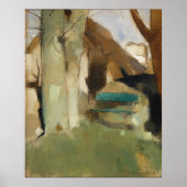 Poster Ombre sur le mur, Helene Schjerfbeck (Devant)