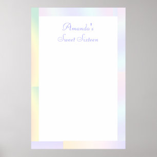 Poster Ombre, Sweet sixteen, Bat mitzvah, Se connecter