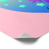 Poster Ombre unicorne avec gratitude (Coin)