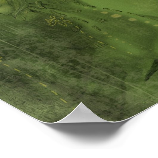 Poster Ombre verte (Coin)