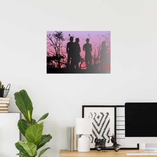 Poster Ombres (Bureau à domicile)