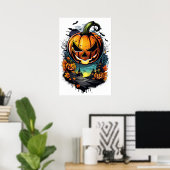 Poster Ombres de Haunt, Citrouille effrayant (Bureau à domicile)