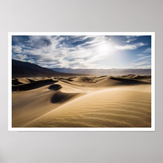 Poster Ombres des dunes de sable (Devant)