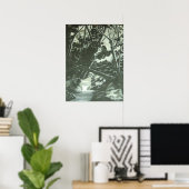 Poster Ombres Lune (Bureau à domicile)
