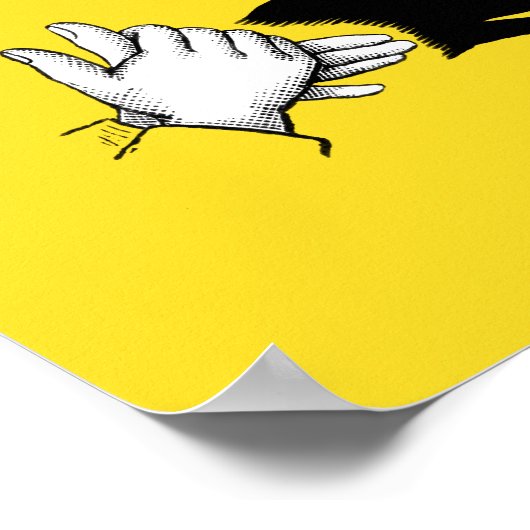 Poster Ombres main (Coin)