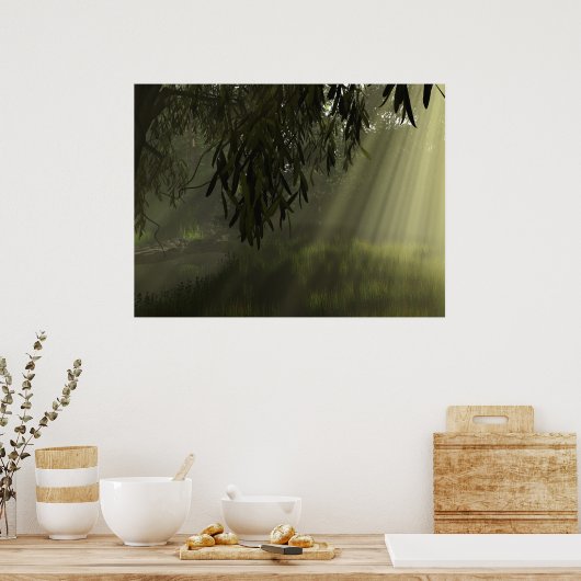 Poster ombres-saules2 (Cuisine)