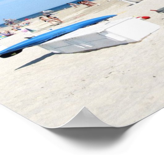 Poster Ombres sur la plage (Coin)