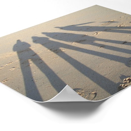 Poster Ombres Sur Sable (Coin)