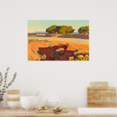 Poster Ombres sur Short Creek par Maynard Dixon (Cuisine)