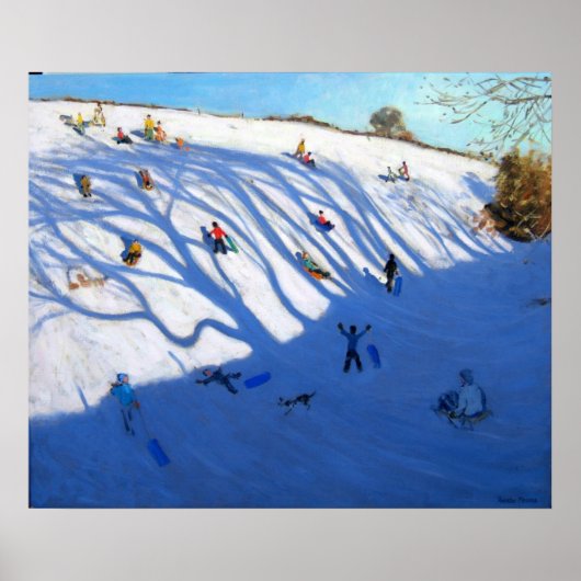 Poster Ombres sur une colline Monyash (Devant)