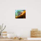 Poster Omega / Nebula du cygne (télescope Hubble) (Cuisine)