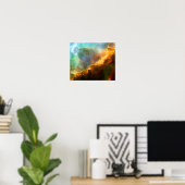 Poster Omega / Nebula du cygne (télescope Hubble) (Bureau à domicile)