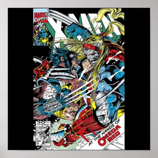 Poster Omega Red Comic Book Cover (Devant)