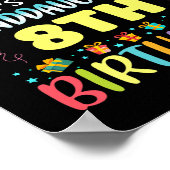 Poster Omg Its My Granddaughters 8th Birthday Sweet 8 Yea (Coin)