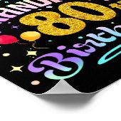 Poster Omg Its My Grandpas 80th Birthday Happy 80 Years O (Coin)