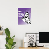 POSTER OMG, J'AI DIT QUE J'AVAIS DES FIGUES (Bureau à domicile)